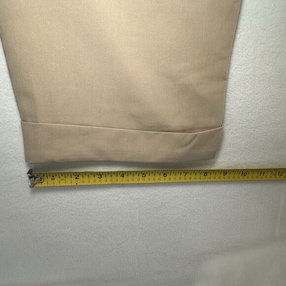 Petal and Pup Beige Lexie High Waist Trousers Pants Size 8 Pleated Cuffed - Picture 5 of 9
